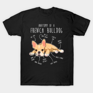 French Bulldog Anatomy T-Shirt